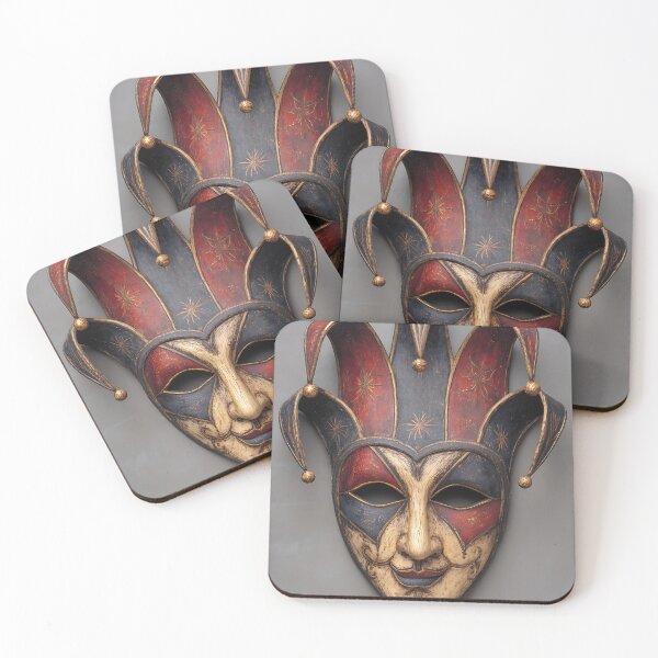 Item preview, Harlequin Commedia dell'Arte Mask designed and sold by bapupa.