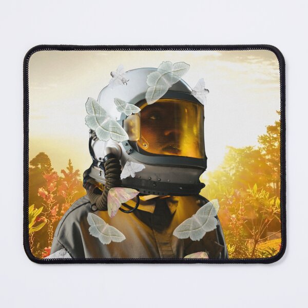 Item preview, Astronaut Surrounded By Moths Apocalyptic design with Sunset designed and sold by mooncakekaro.