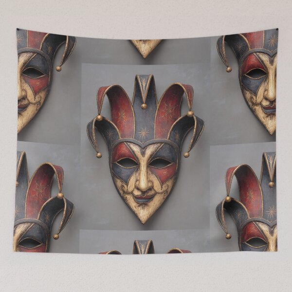 Item preview, Harlequin Commedia dell'Arte Mask designed and sold by bapupa.
