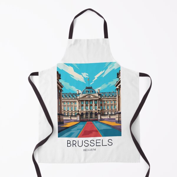 Artikelvorschau, Ein Pop-Art-Reisedruck von Brüssel – Belgien entworfen und verkauft von StudioRedKoala.