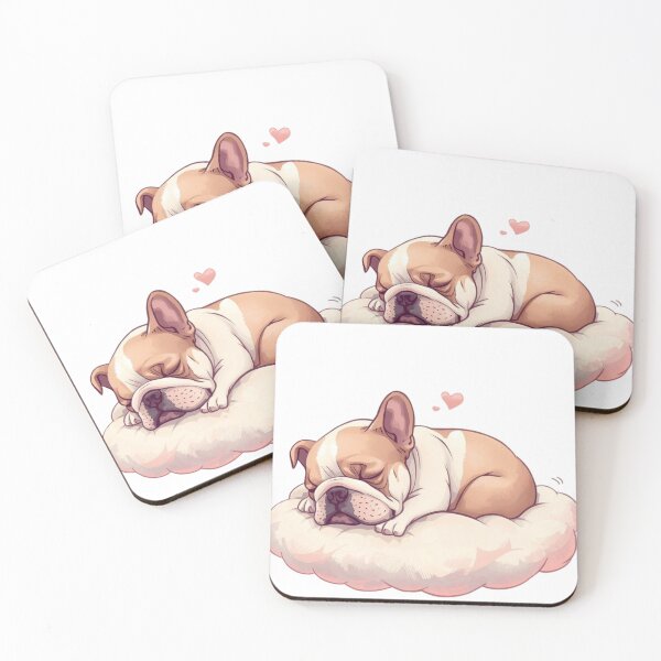 Item preview, "Sleeping Frenchie on a cloud" designed and sold by SmartNeoZenUIXR.