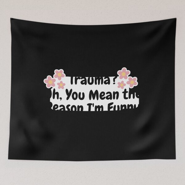 Item preview, Funny Mental Health Awareness Quote Anti Social Trauma designed and sold by ztduelmchaun.
