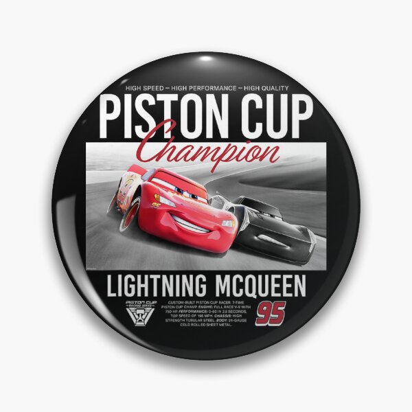 Item preview, Disney Pixar Cars 2 Lightning Mcqueen Piston Cup Champion  designed and sold by darronaselz.
