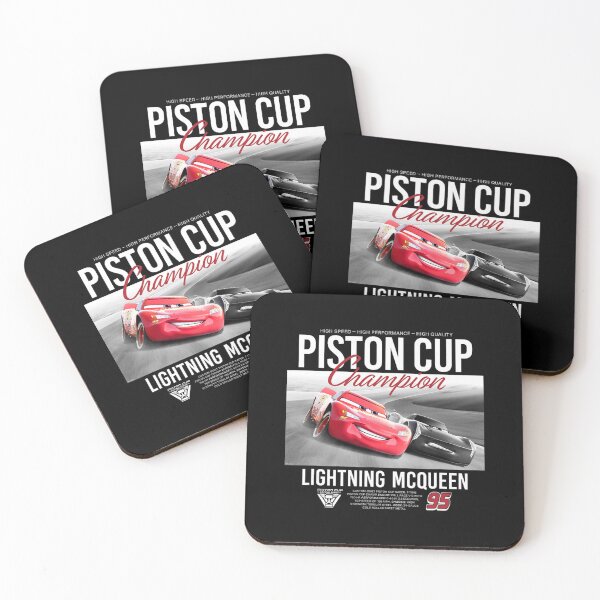 Item preview, Disney Pixar Cars 2 Lightning Mcqueen Piston Cup Champion  designed and sold by darronaselz.