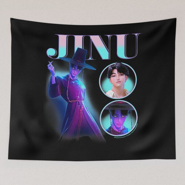 Item preview, Kpop Demon Hunters Jinu Y2K Style Showcase Poster  designed and sold by darronaselz.