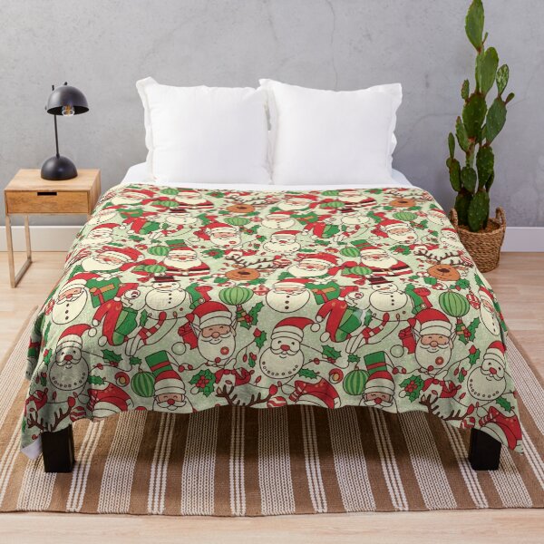 Item preview, Santas and Reindeer: Embrace the spirit of Christmas with this delightful Christmas Pattern designed and sold by Grang Art Artistic Designs.