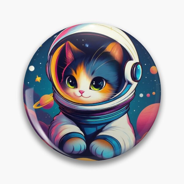 Item preview, Adorable Astronaut Cat in Space designed and sold by SweetRossel.