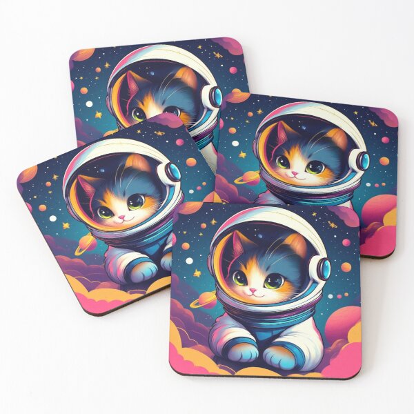 Item preview, Adorable Astronaut Cat in Space designed and sold by SweetRossel.