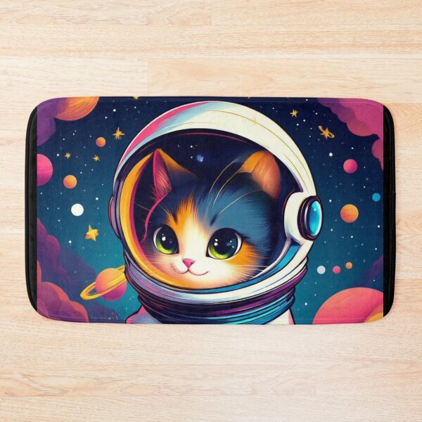 Item preview, Adorable Astronaut Cat in Space designed and sold by SweetRossel.