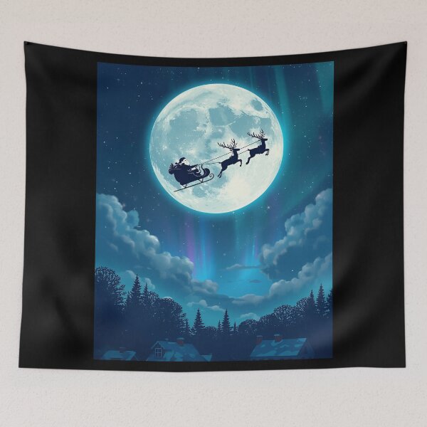 Item preview, Enchanted Santa Sky Voyage designed and sold by ChicTrendz.