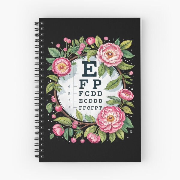 Item preview, Floral Eye Chart Optometry Sight Squad Eye Dr Optician Staff  designed and sold by RuthGAArt.