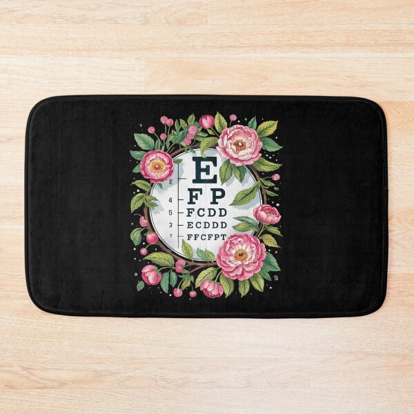 Item preview, Floral Eye Chart Optometry Sight Squad Eye Dr Optician Staff  designed and sold by RuthGAArt.