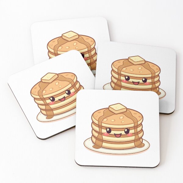Item preview, Cute Smiling Pancake Stack – Cute Design designed and sold by HeavyFeatherz.