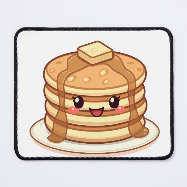 Item preview, Cute Smiling Pancake Stack – Cute Design designed and sold by HeavyFeatherz.