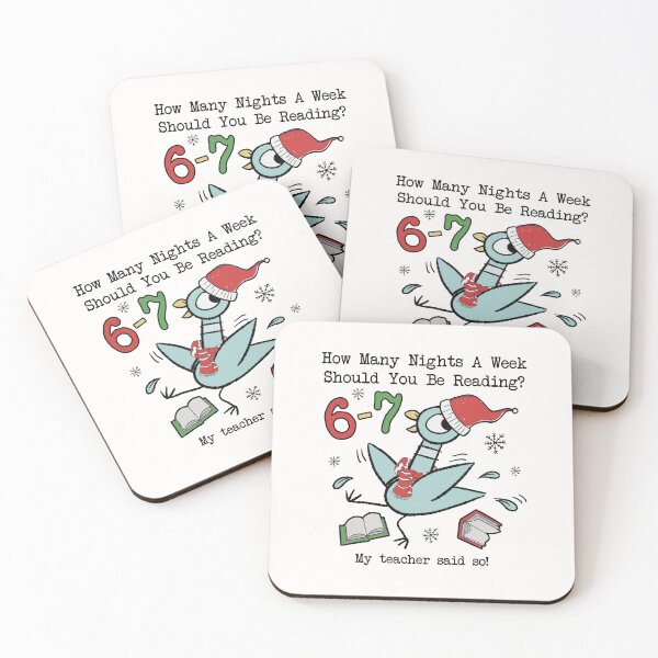 Item preview, How Many Nights A Week Should You Be Reading 6-7 Funny Teacher Pigeon Elephant Piggie Kids Book Reading 67 designed and sold by Shop-Cardinalch.