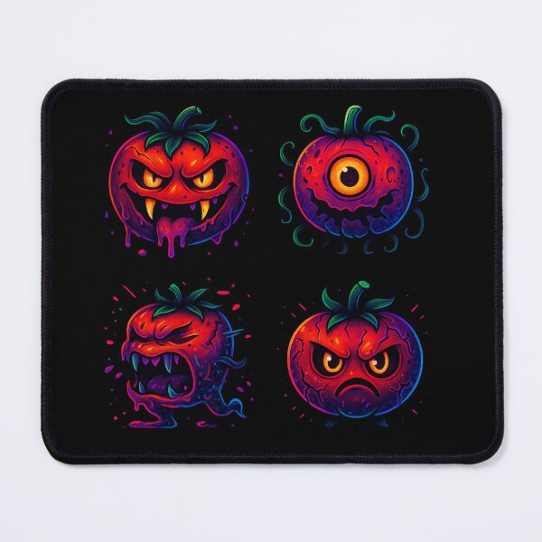 Item preview, Creepy Core Killer Tomatoes 80s Retro Monster Pattern designed and sold by Spank My Yeti.