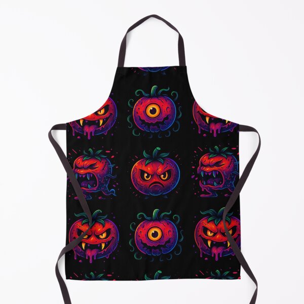 Item preview, Creepy Core Killer Tomatoes 80s Retro Monster Pattern designed and sold by Spank My Yeti.