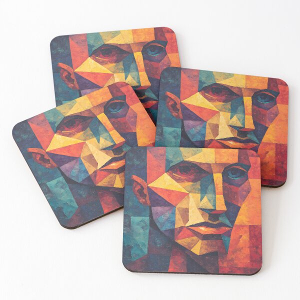 Item preview, Abstract Cubism Art Geometry designed and sold by bapupa.