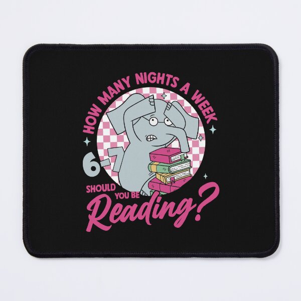 Item preview, How Many Nights A Week Should You Be Reading 6-7 Funny Teacher Pigeon Elephant Piggie Kids Book Reading 67 designed and sold by Shop-Cardinalch.