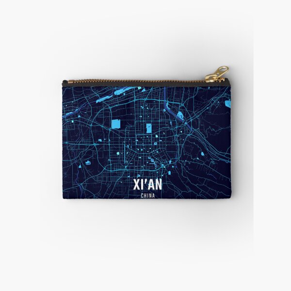 Item preview, Xi’an Midnight City Map designed and sold by HomeLivingCo.