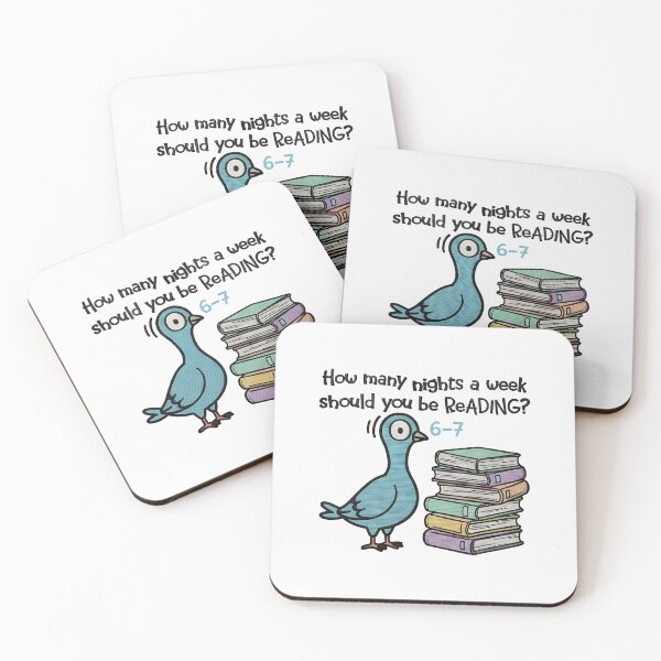 Item preview, How Many Nights A Week Should You Be Reading 6-7 Funny Teacher Pigeon Elephant Piggie Kids Book Reading 67 designed and sold by Shop-Cardinalch.