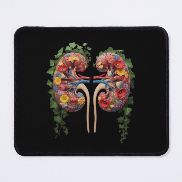 Item preview, Floral Kidneys Anatomy Medical Art Flower Kidney Surgery designed and sold by RuthGAArt.
