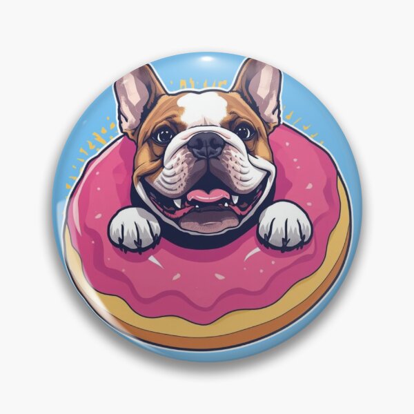 Item preview, "Frenchie in a donut" designed and sold by SmartNeoZenUIXR.
