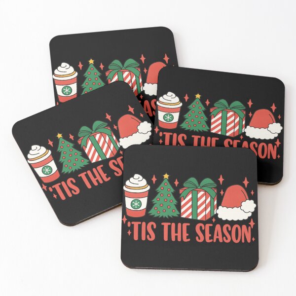 Item preview, "'Tis The Season" Retro Christmas Coffee Cup Holiday Icons designed and sold by haitrieuic96.
