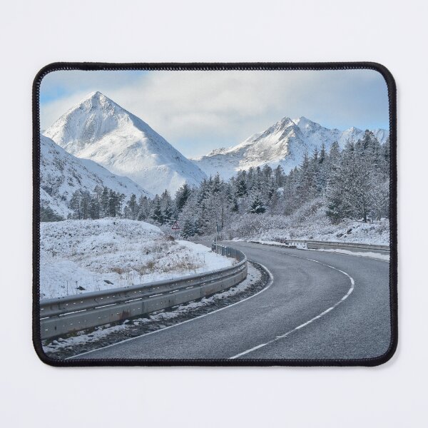 Item preview, Snow roads .A87 West towards Kintail and Skye Bridge designed and sold by Derren Jones.