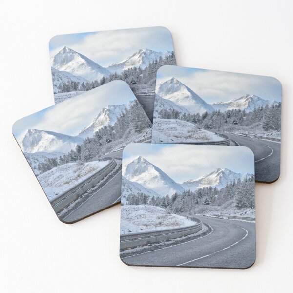 Item preview, Snow roads .A87 West towards Kintail and Skye Bridge designed and sold by Derren Jones.