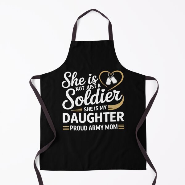Item preview, She is Not Just A Soldier She is My Daughter Proud Army Mom designed and sold by Mateusz Majcherek.