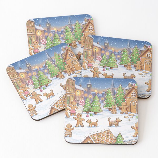 Item preview, Festive Gingerbread City: A Sweet Christmas Wonderland designed and sold by griez.