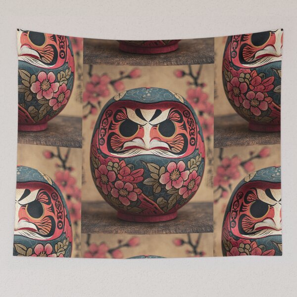 Item preview, Traditional Daruma Doll Luck designed and sold by bapupa.