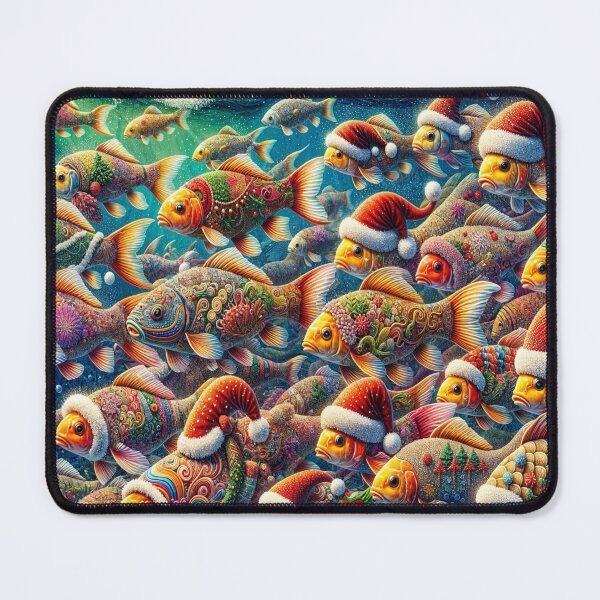 Item preview, Funny Christmas Carp designed and sold by M-Y-A-R-T-.