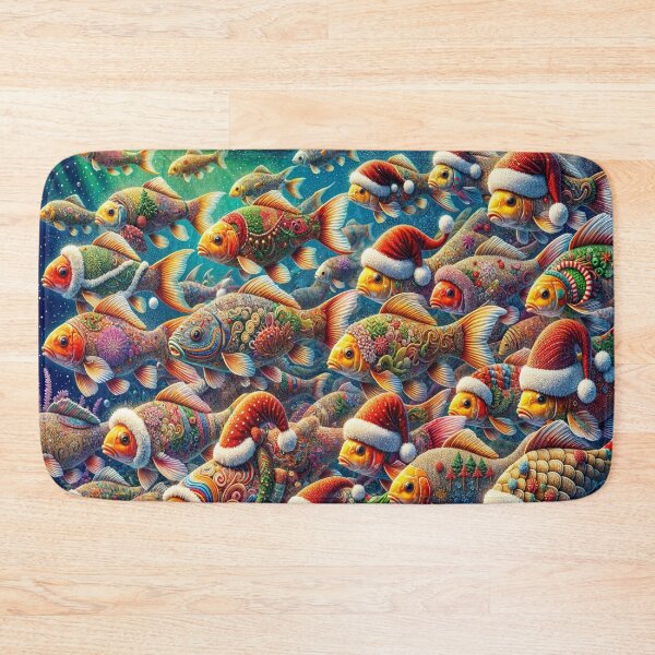 Item preview, Funny Christmas Carp designed and sold by M-Y-A-R-T-.