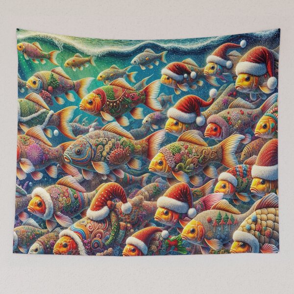 Item preview, Funny Christmas Carp designed and sold by M-Y-A-R-T-.