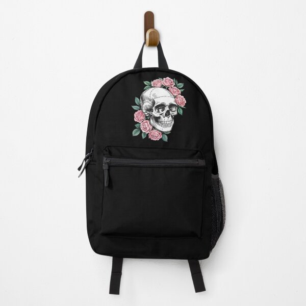 Item preview, Floral Sugar Skull Rose Flowers Mycologist Gothic Goth designed and sold by RuthGAArt.