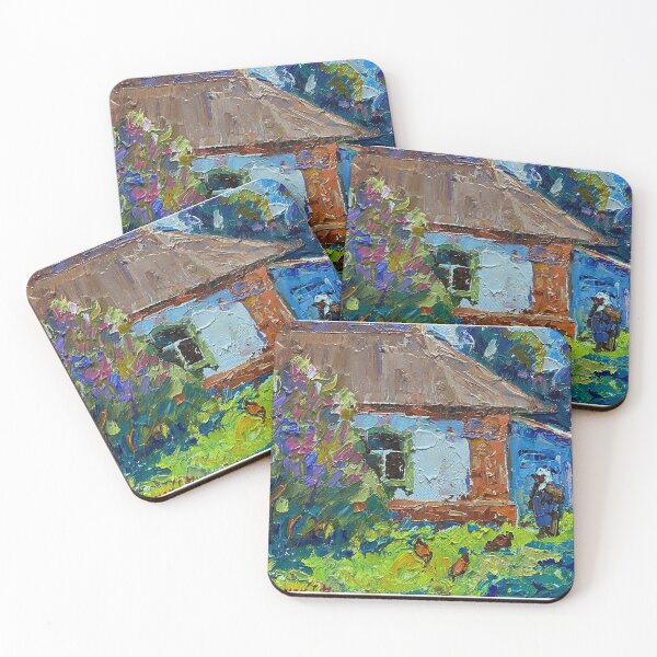 Item preview, Oleksiy Ivanyuk: Chickens in the Yard designed and sold by ukrainianvin.