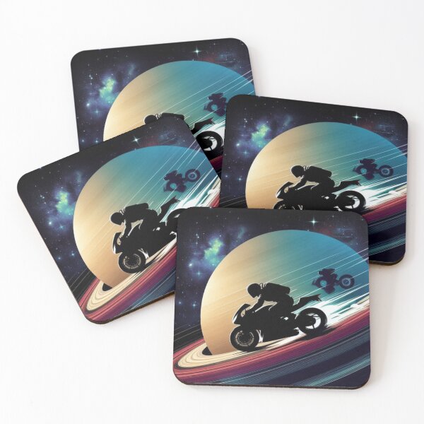 Item preview, Motorcyclist Riding Saturn’s Rings designed and sold by Dogandesighn.