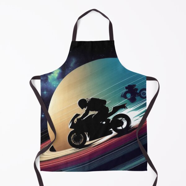 Item preview, Motorcyclist Riding Saturn’s Rings designed and sold by Dogandesighn.