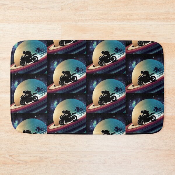 Item preview, Motorcyclist Riding Saturn’s Rings designed and sold by Dogandesighn.