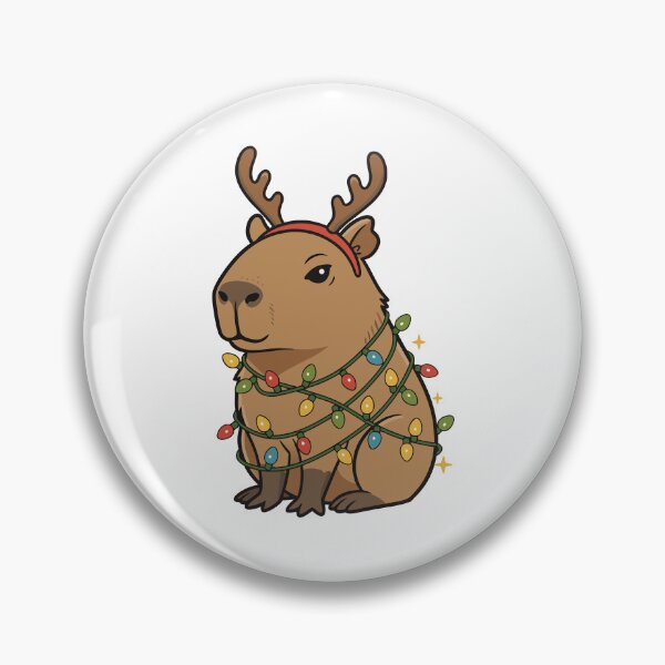 Item preview, Capybara Christmas Cuteness designed and sold by Steele-Art.