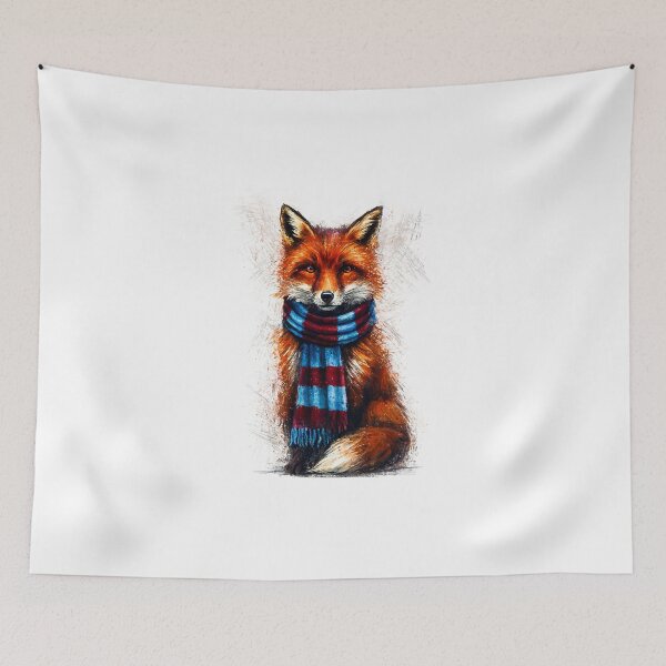 Item preview, Fox in Scarf designed and sold by SJHorsfall.