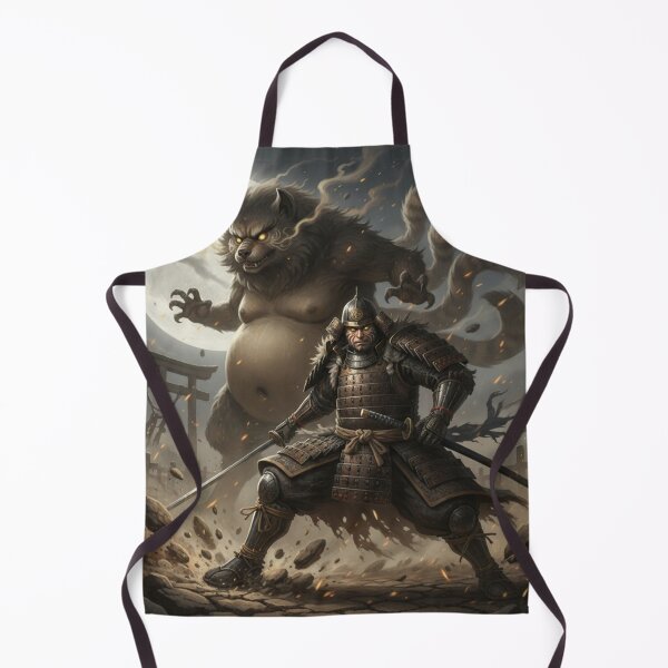 Item preview, Tokugawa Ieyasu and the Nine-Tailed Tanuki: Guardian of the Sengoku Era – Japanese Warlord Art designed and sold by Mori-no-Akari.