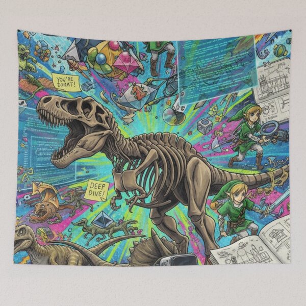 Item preview, Dinosaur Coding STEM Adventure Fantasy Kids Science Art designed and sold by anandsiva2703.