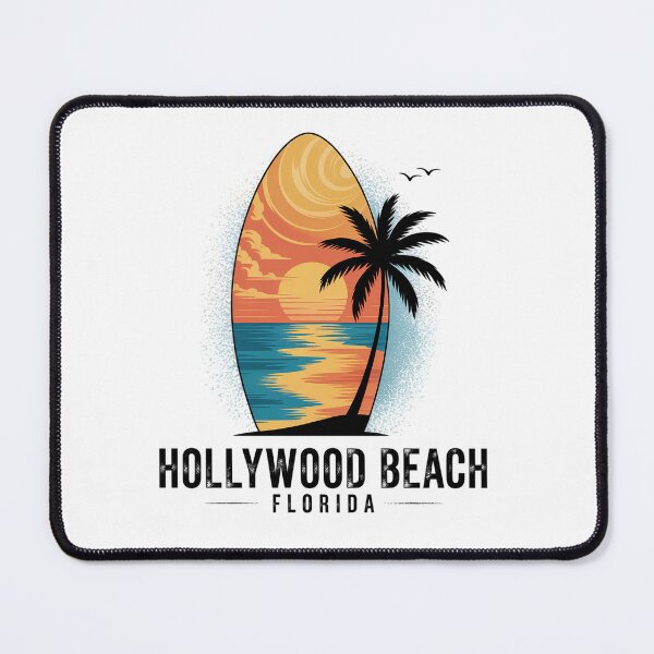 Item preview, Hollywood Beach Florida Surfboard Waves Beach designed and sold by MaryoKing.
