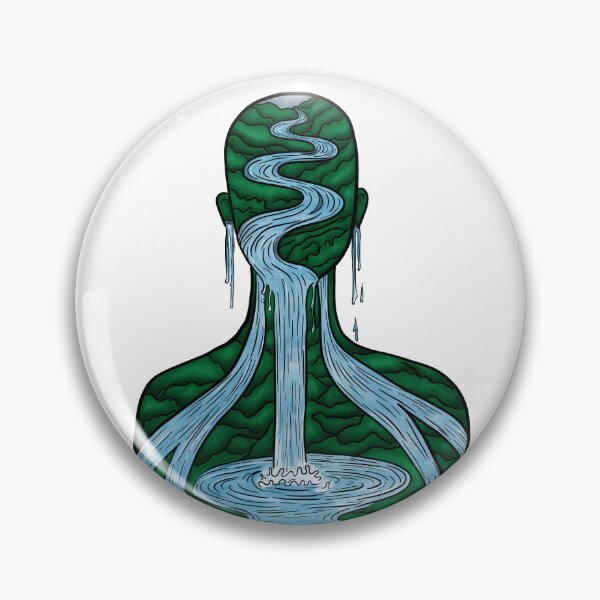 Item preview, Waterfall in a human designed and sold by Violet Cloud Chaser.