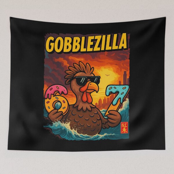 Item preview, Funny Gobblezilla Meme Thanksgiving And 6-7 Christmas  designed and sold by BaidenNeta.
