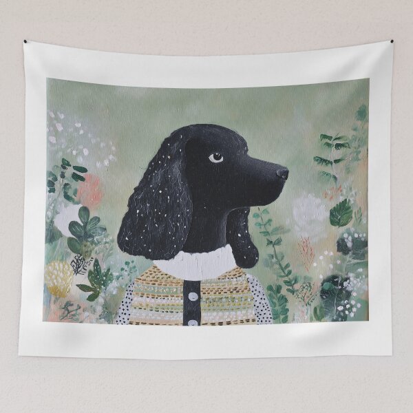 Item preview, Elegant cocker spaniel dog Portrait designed and sold by lautir.