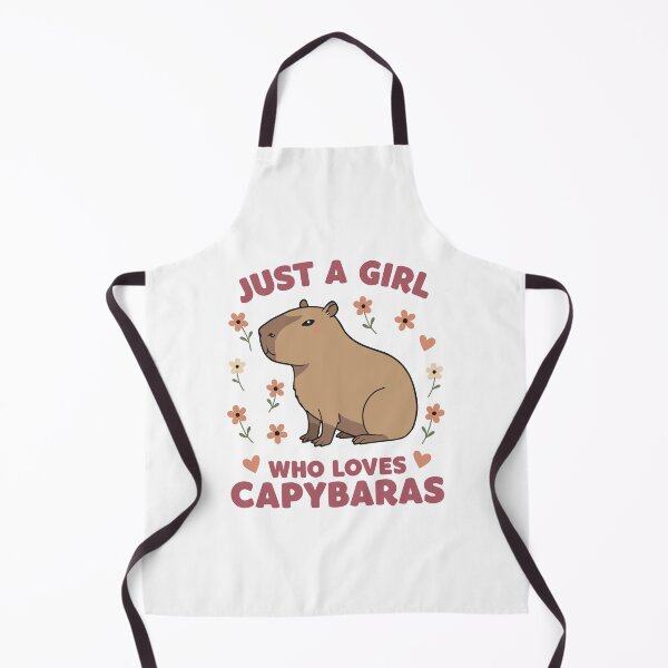 Item preview, Just A Girl who loves capybaras - Celebrating Capybara Love designed and sold by Steele-Art.